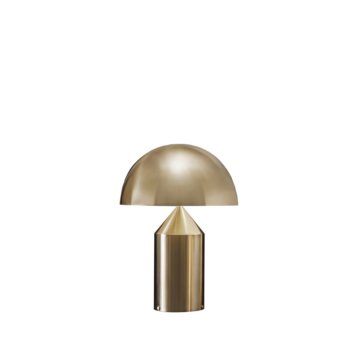 Lampe à poser ATOLLO S métal doré, Oluce