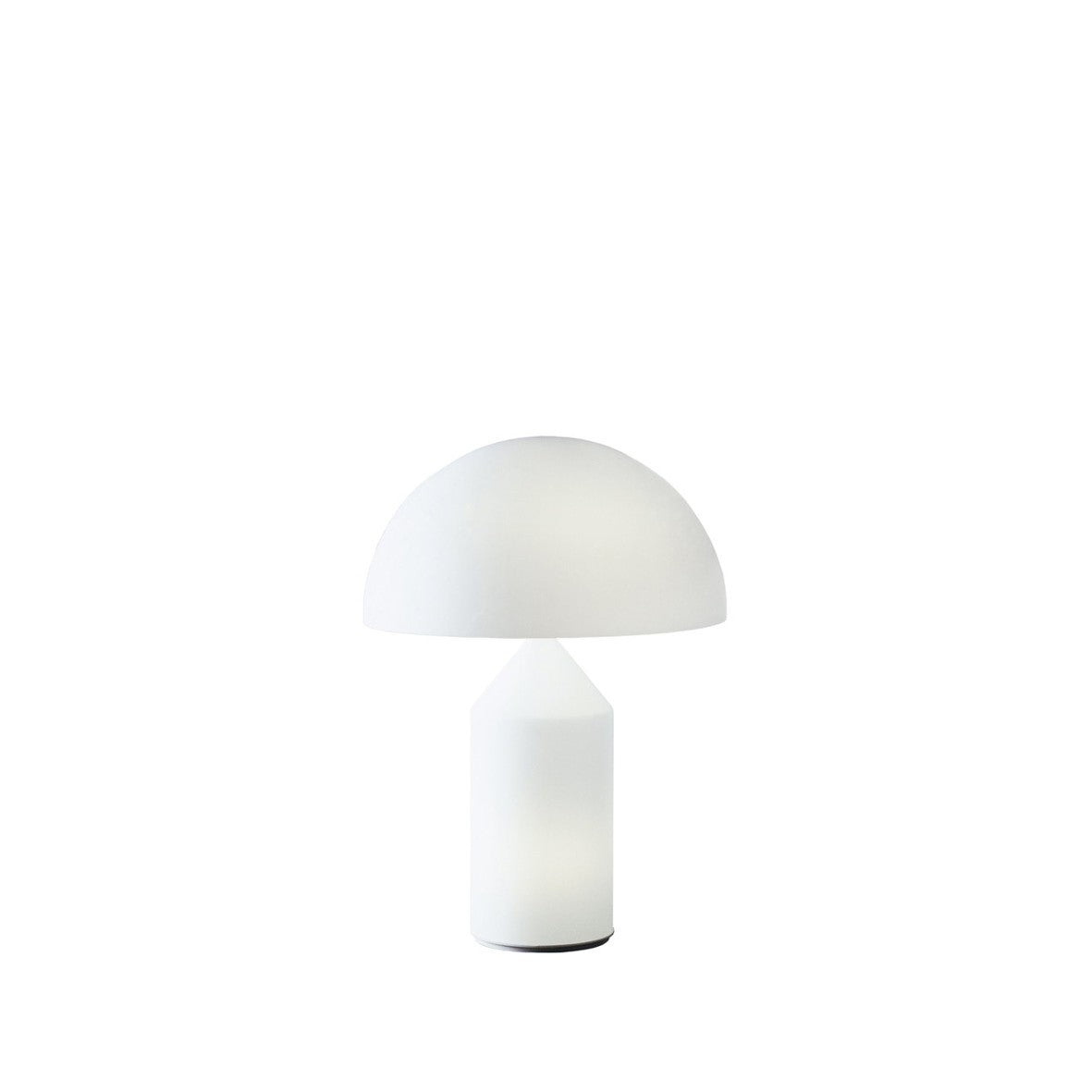 Lampe à poser ATOLLO S verre blanc, Oluce