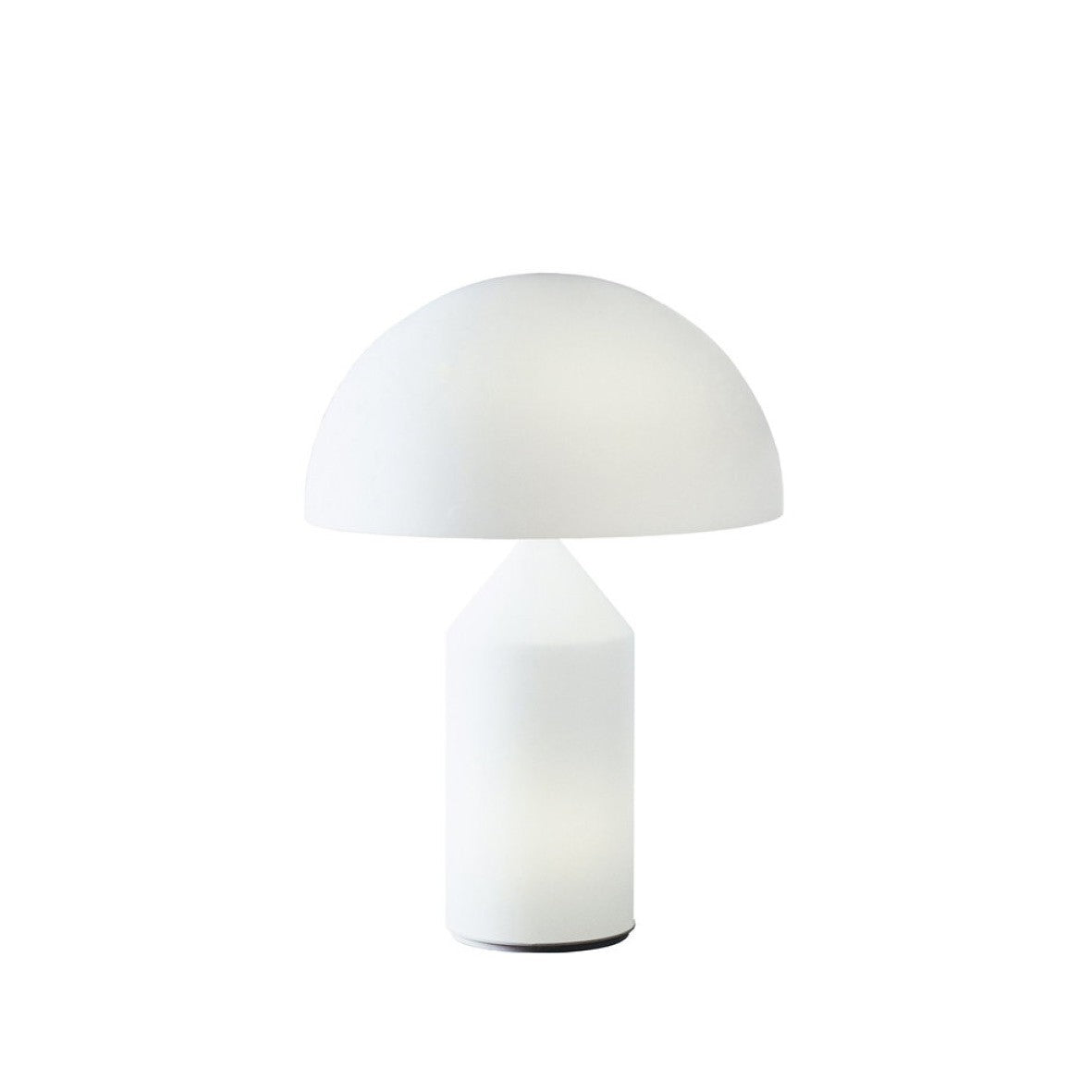Lampe à poser ATOLLO M verre blanc, Oluce