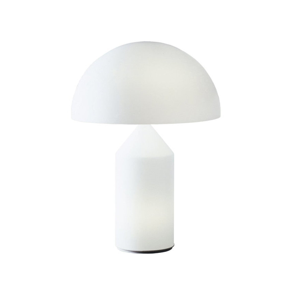 Lampe à poser ATOLLO L verre blanc, Oluce