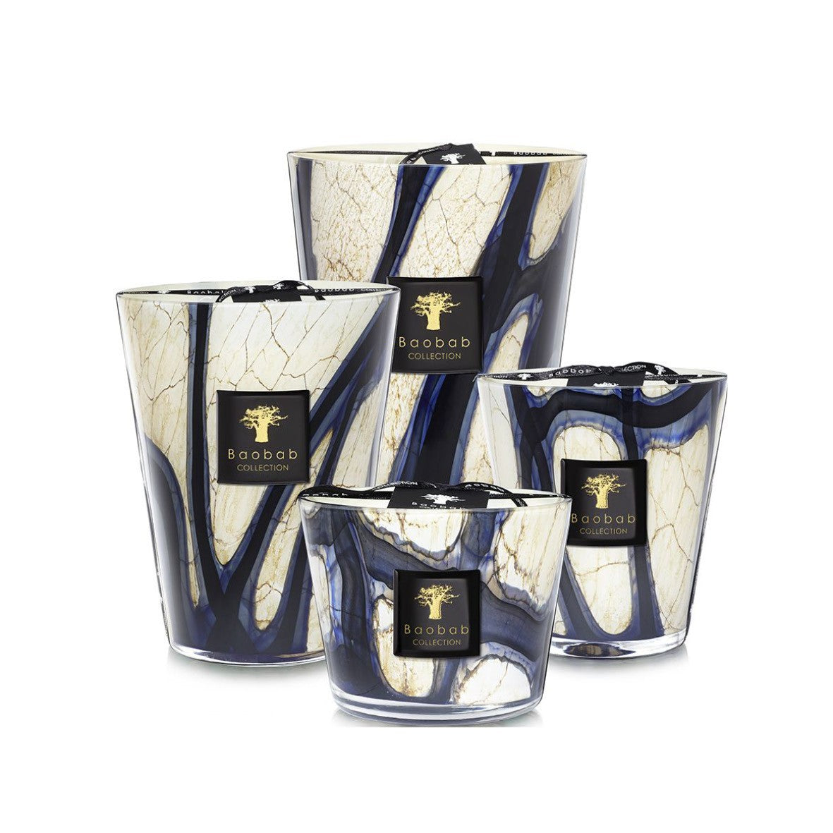 Bougie Stones Lazuli, Baobab Collection