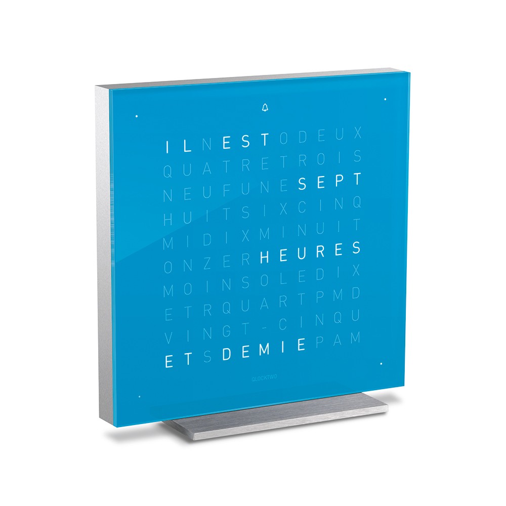 Horloge de table Earth 13,5 - acrylique Qolor, Qlocktwo, visuel 5