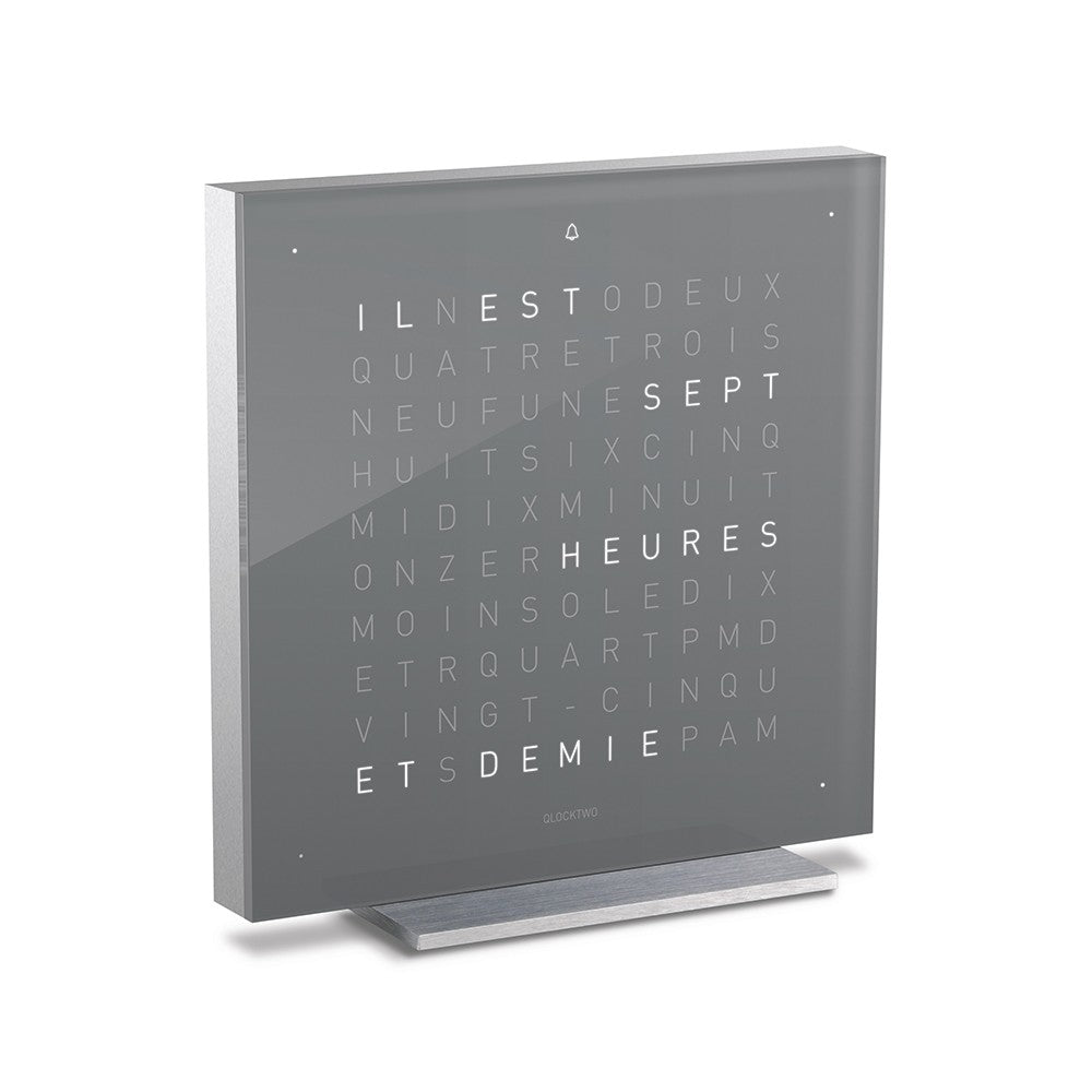 Horloge de table Earth 13,5 - acrylique Qolor, Qlocktwo, visuel 6