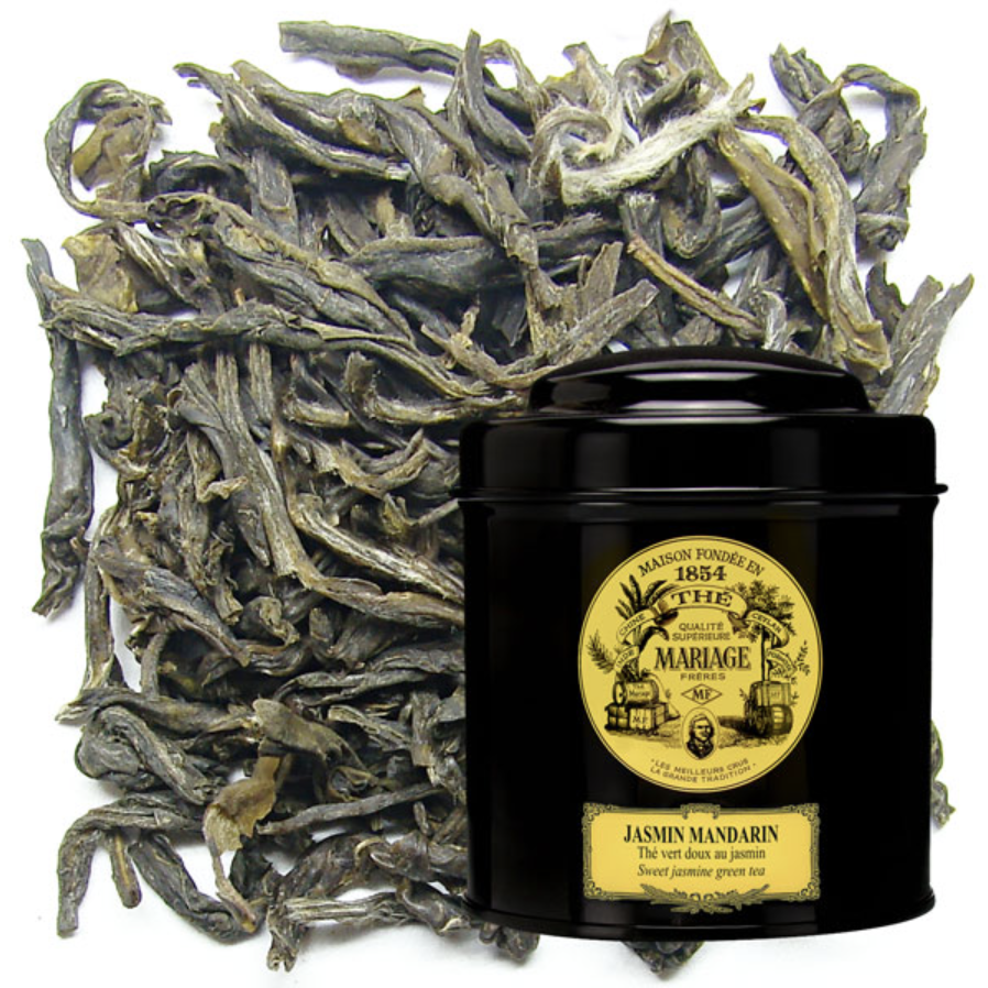 Thé Jasmin Mandarin (boite de 100g), Mariage Frères, visuel 3