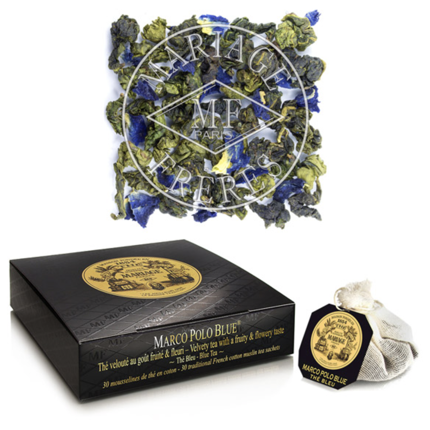 Mousselines Marco Polo blue (boite de 30), Mariage Frères, visuel 3