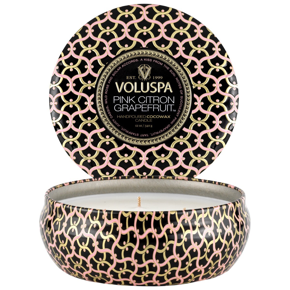 Collection Les Maisons - Bougie métal 340g, Voluspa