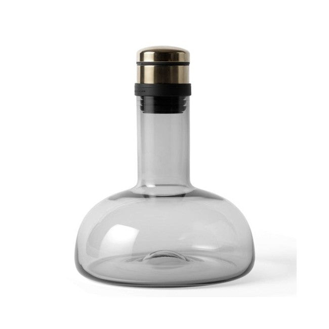 Carafe à décanter verre fumé/brass, Menu