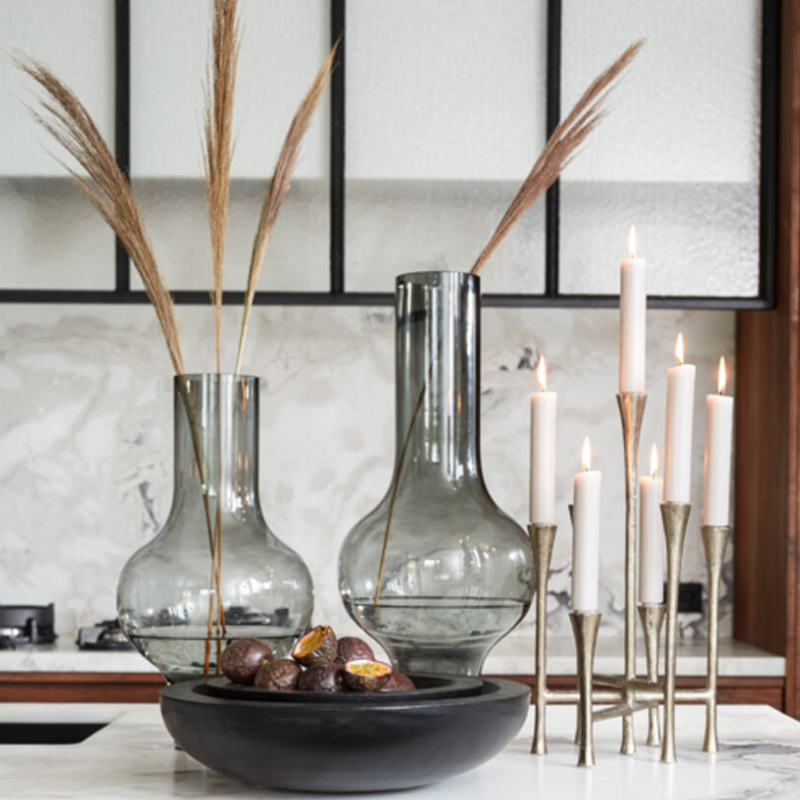 Vase KAELA Hauteur 62cm - gris, Light & Living, visuel 6