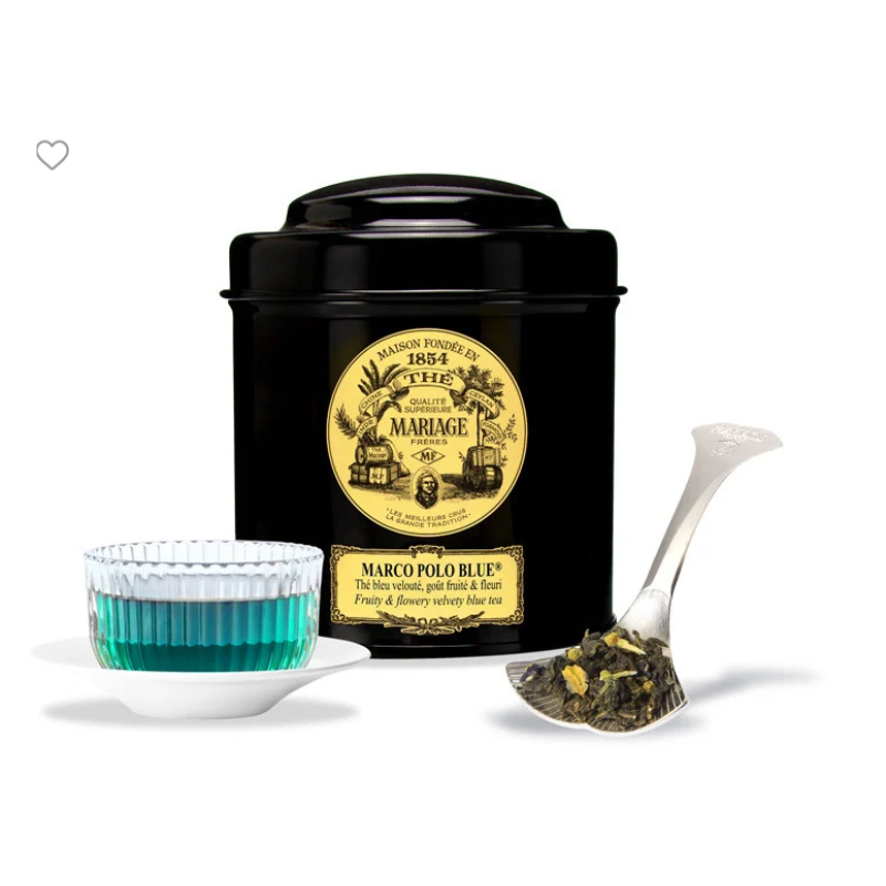 Thé Marco Polo blue (boite de 100g), Mariage Frères