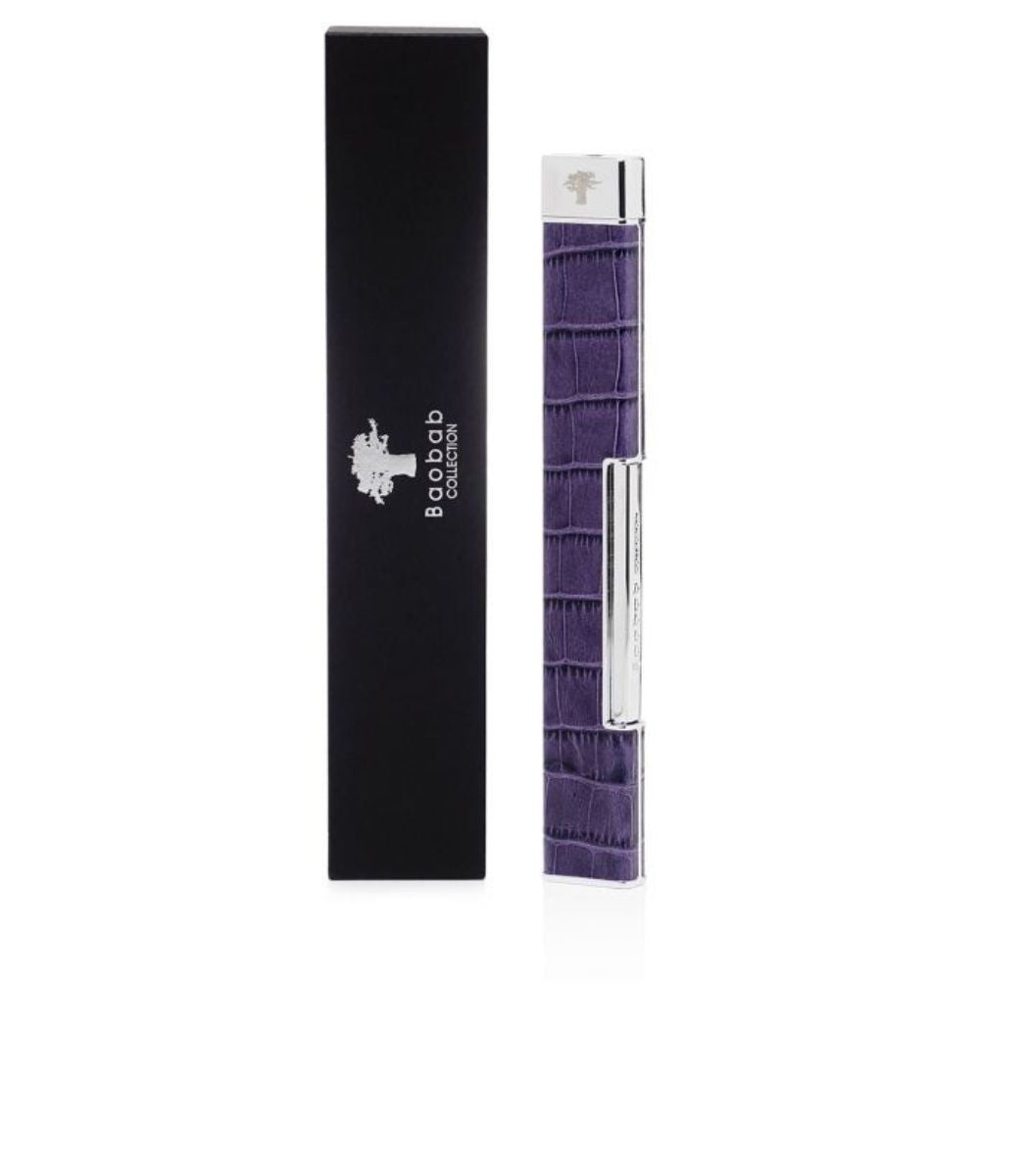 Lighter cuir croco violet, Baobab Collection