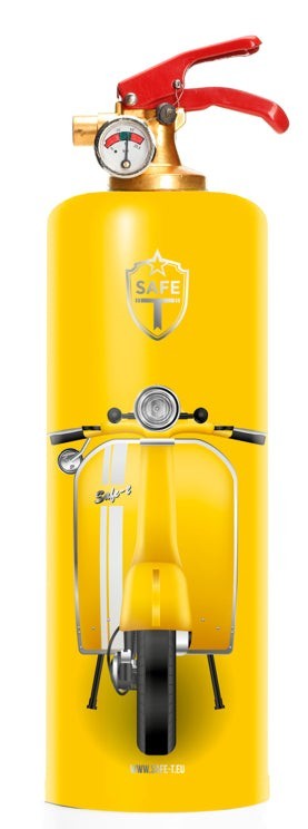 Extincteur design V-Yellow - H29cm, Safe-t