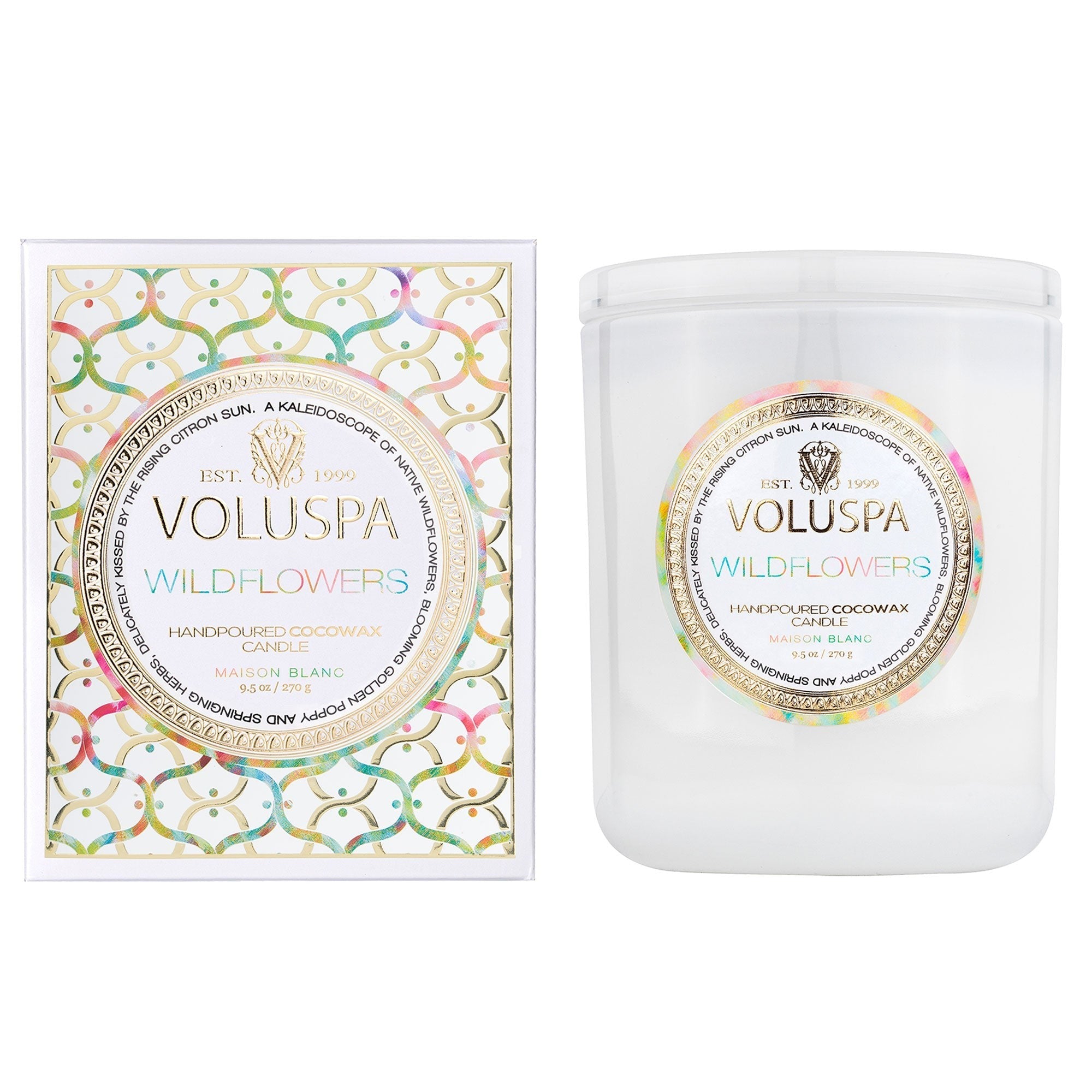 Collection Les Maisons - Bougie verre Classic 270g, Voluspa