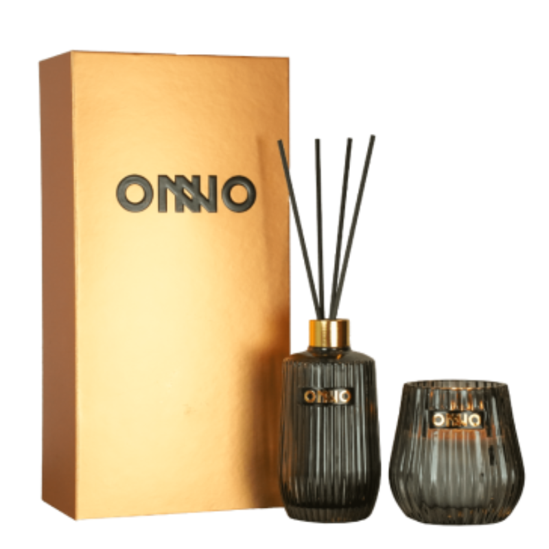 Coffret Eclectic bougie & diffuseur - Zanzibar, Onno