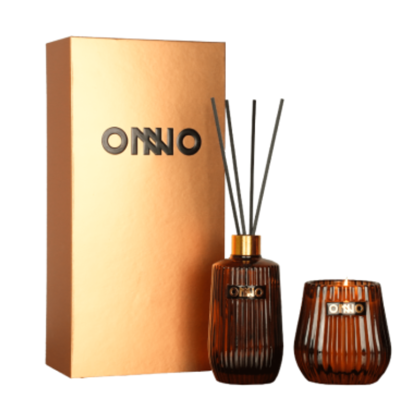 Coffret Eclectic Ambre bougie & diffuseur - Ginger Figue, Onno