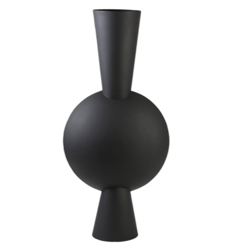 Vase Kavanda H81cm - noir mat, Light & Living