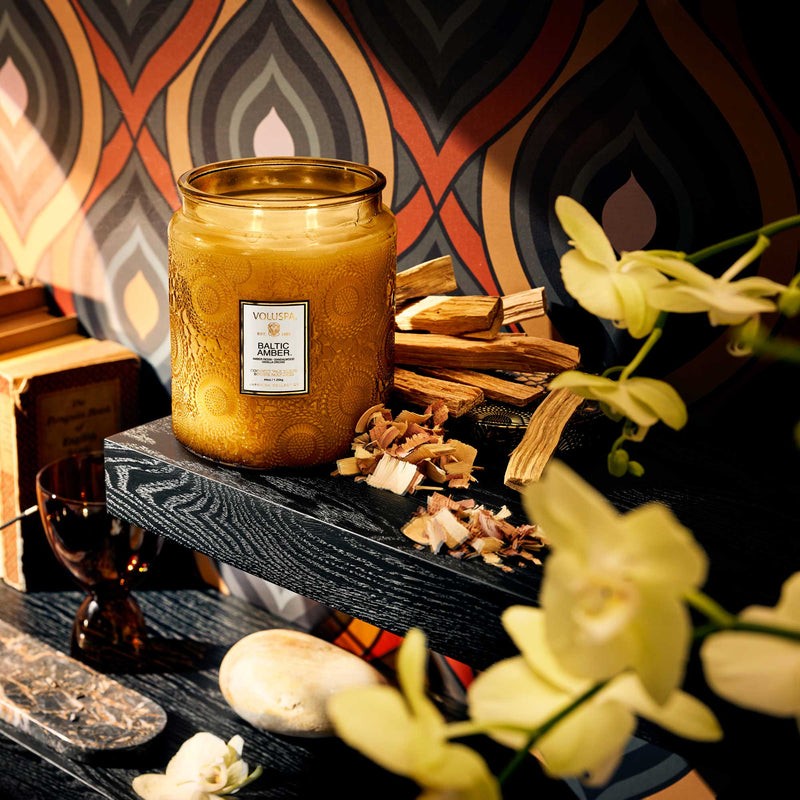 Bougie verre Luxe Jar Japonica 1250g, Voluspa, visuel 6