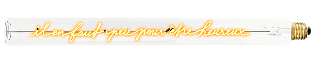 Message in the Tube - "Il en faut peu pour être heureux", Elements Lighting, visuel 2