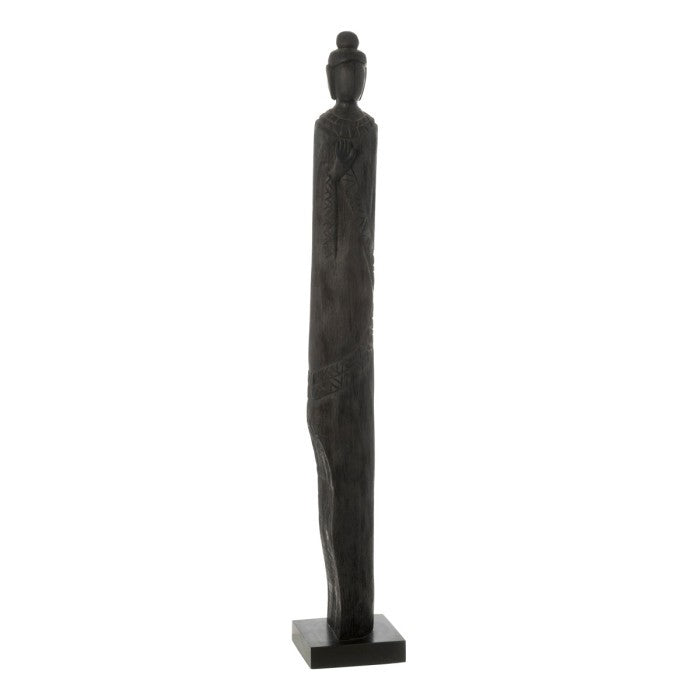 Sculpture Java noire H93cm