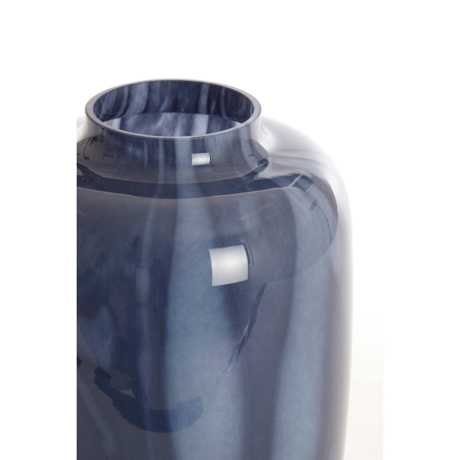 Vase KOBALA diam24cm H34cm bleu-crème, Light & Living, visuel 2
