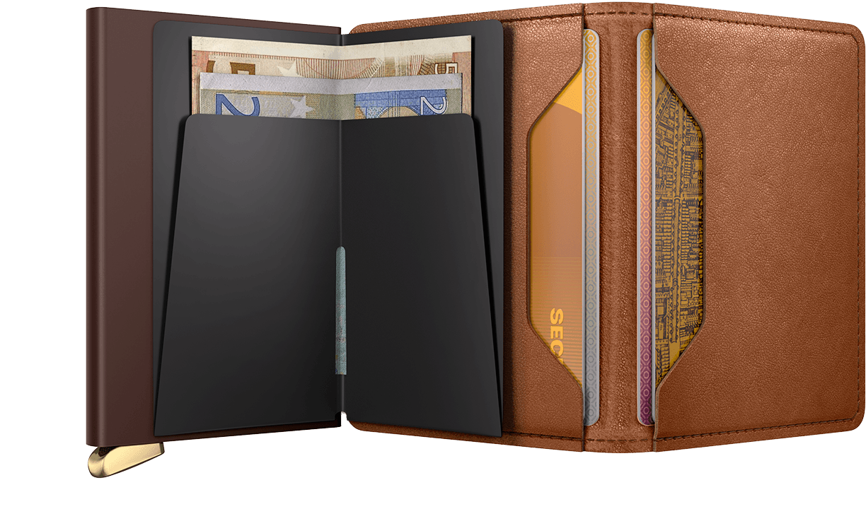 Porte-cartes Slim Premium (Emboss lines Cognac), Secrid, visuel 5