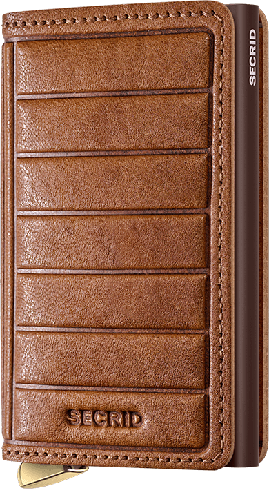 Porte-cartes Slim Premium (Emboss lines Cognac), Secrid, visuel 2