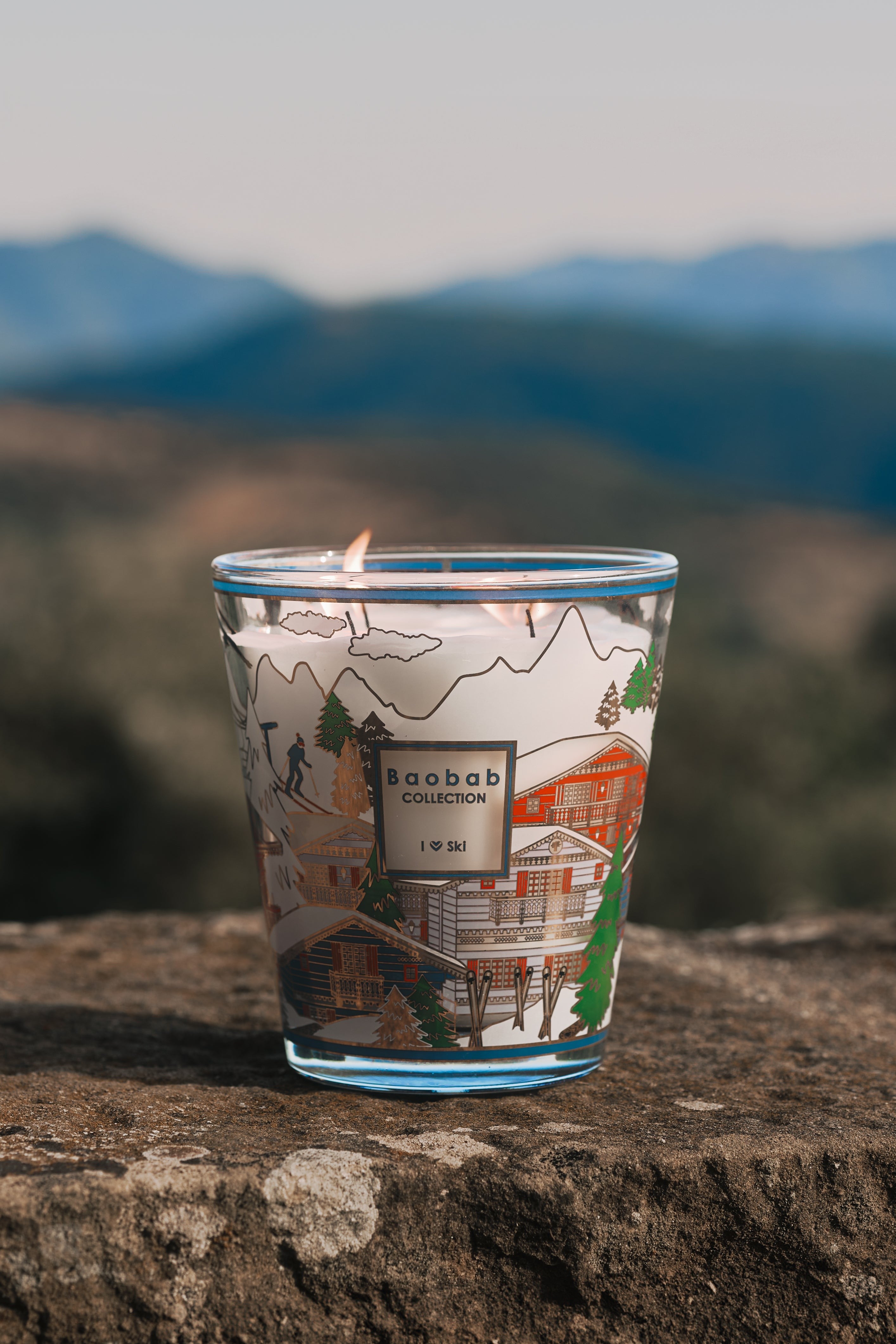 Bougie I love ski, Baobab Collection, visuel 8