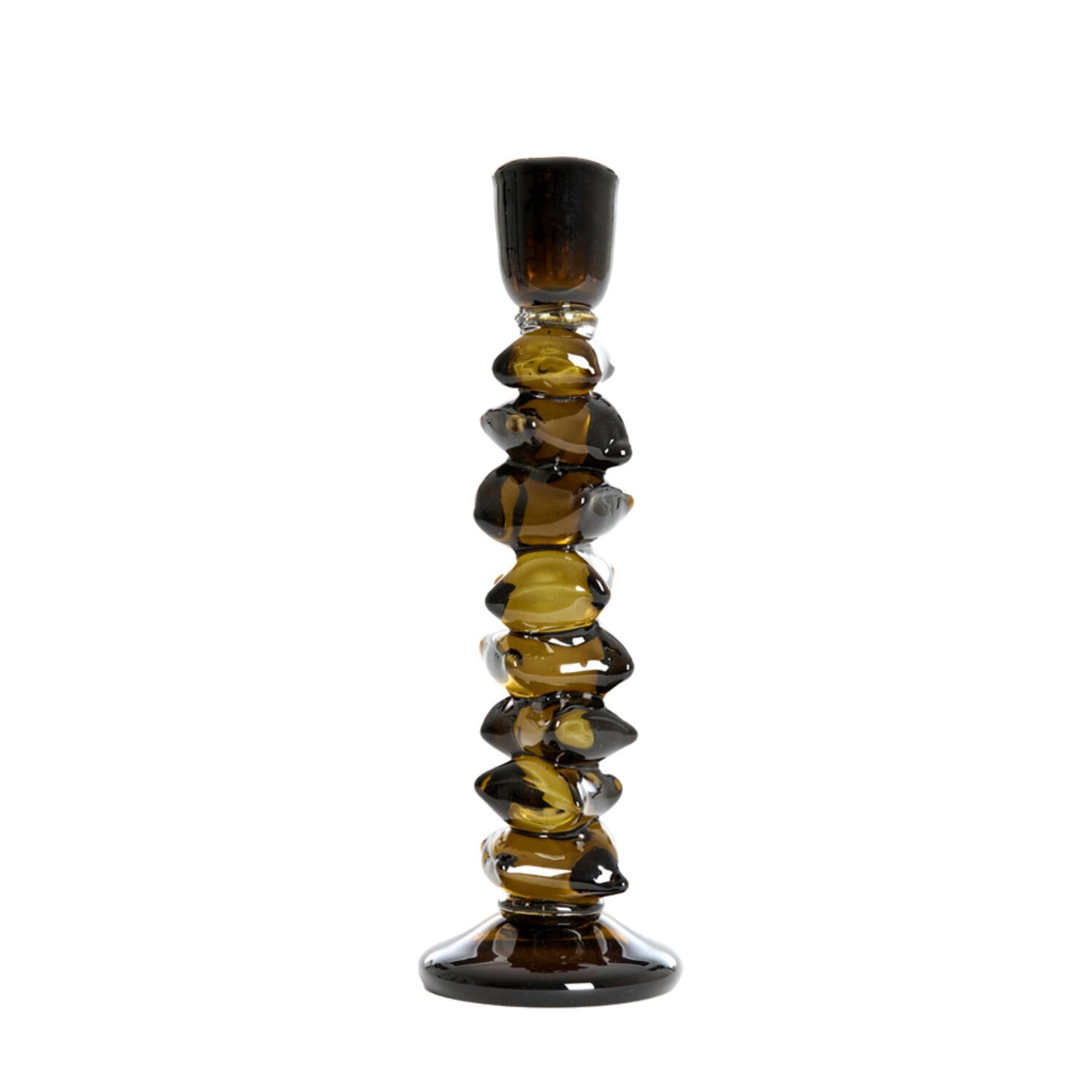 Bougeoir ESTIME L - vert olive, Light & Living
