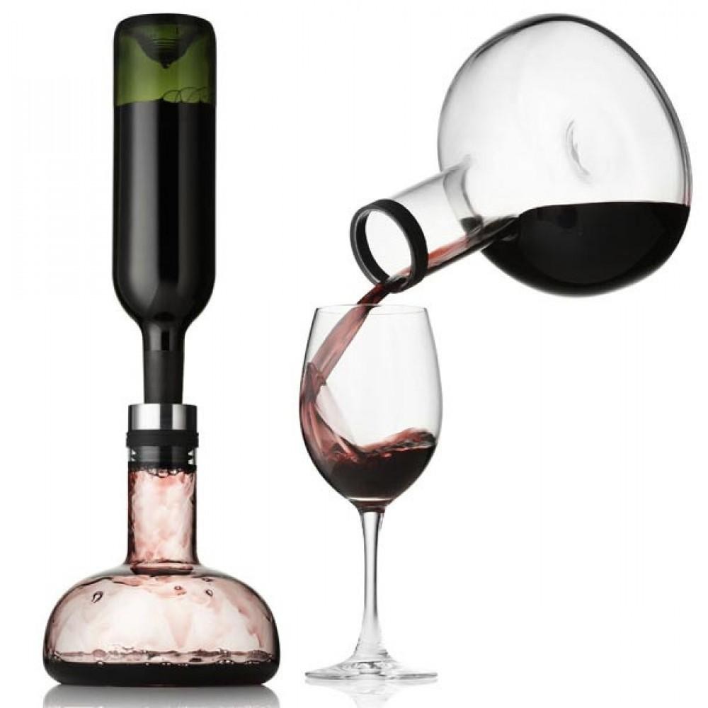 Carafe à vin verre transparent/steel, Menu, visuel 2