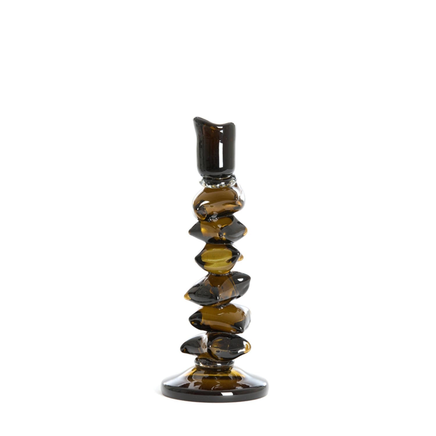 Bougeoir ESTIME M - vert olive, Light & Living