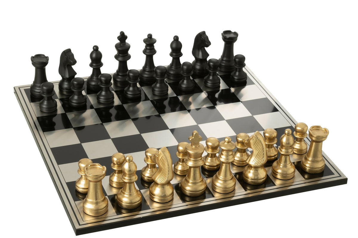 Jeux d'échecs Alfred noir et or, Jolipa