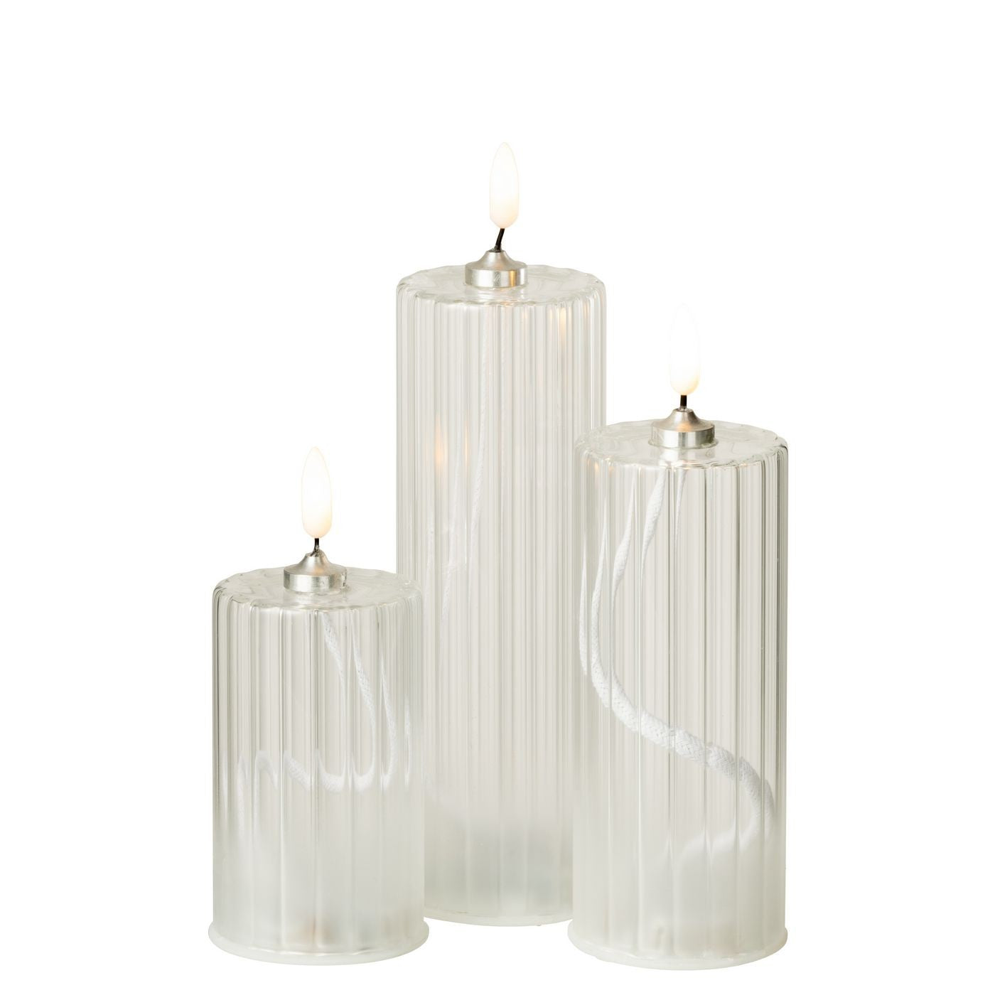 Bougie Led en verre S, Jolipa, visuel 5