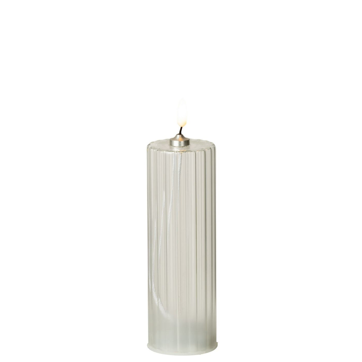Bougie Led en verre L, Jolipa