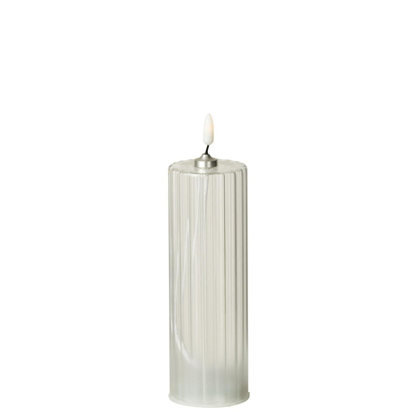Bougie Led en verre L, Jolipa, visuel 2