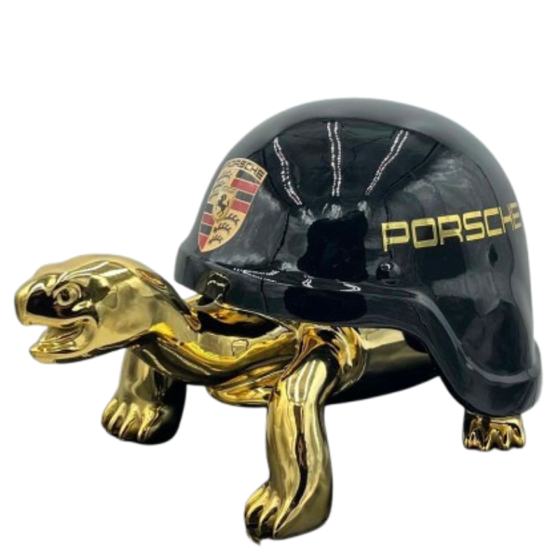 Tortue Ecusson noire et or, Naor 26