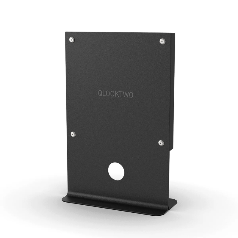 Support stand pour Earth 45 - coloris noir, Qlocktwo, visuel 2