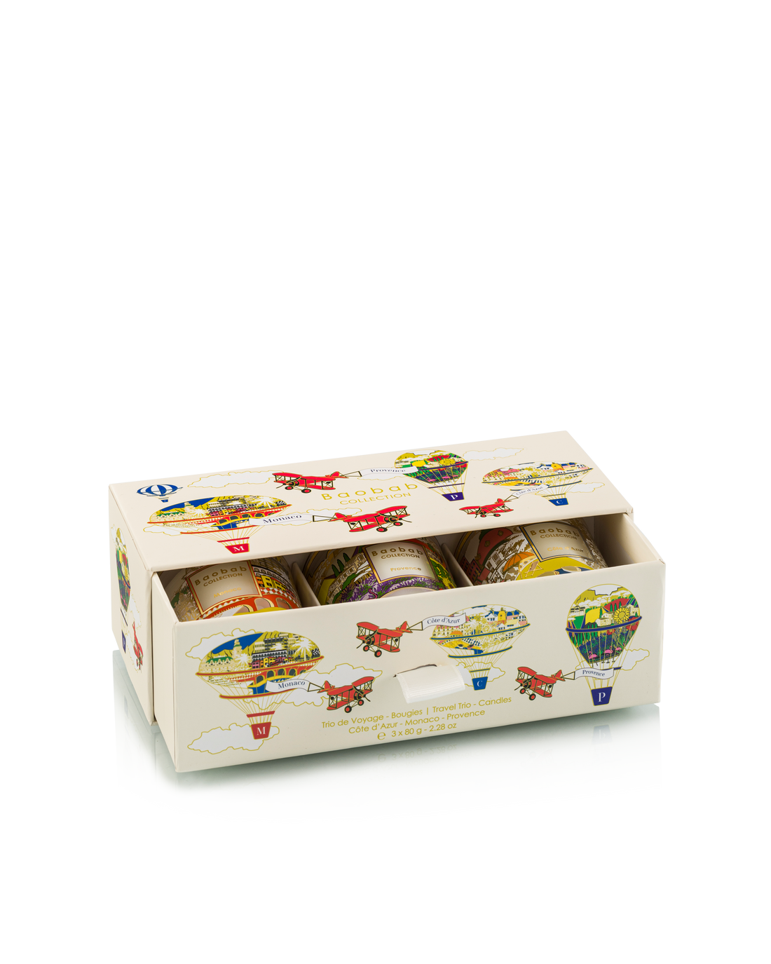Coffret trio Provence - Monaco - Côte d'azur, Baobab Collection, visuel 2