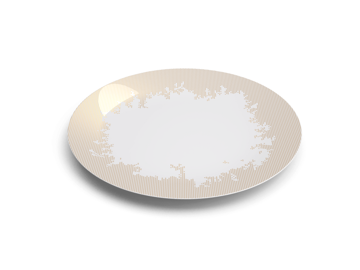 Assiette à dîner Ici et Maintenant, Non Sans Raison, visuel 2