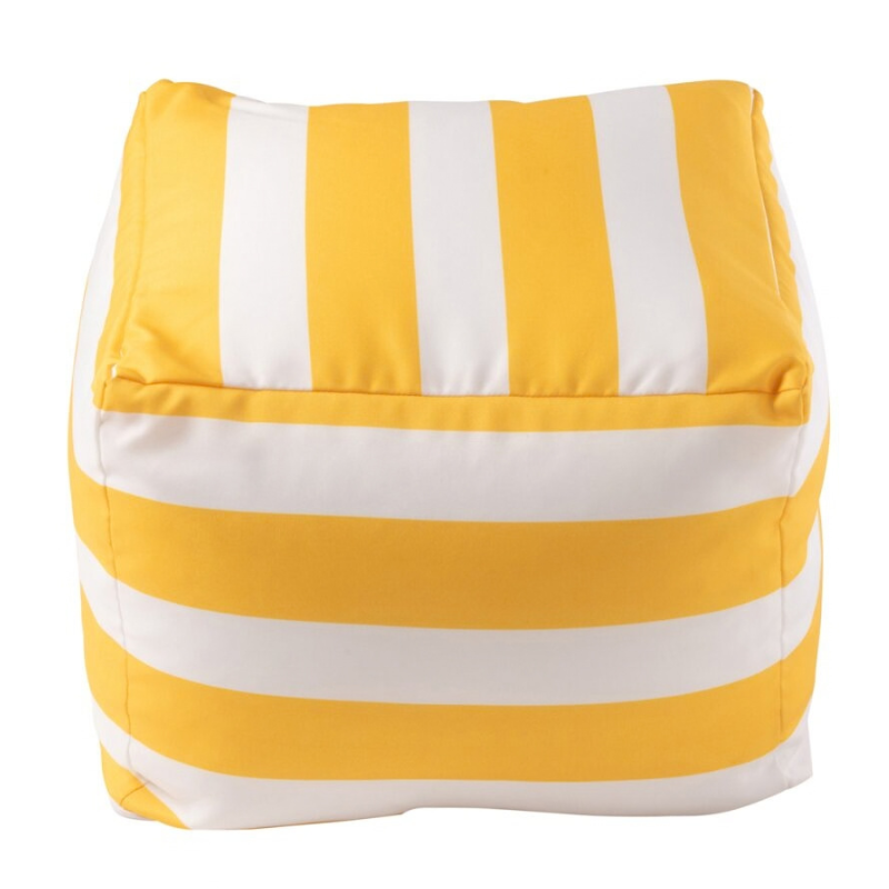 Pouf Summer rayures 45x45x35cm, Jolipa, visuel 3