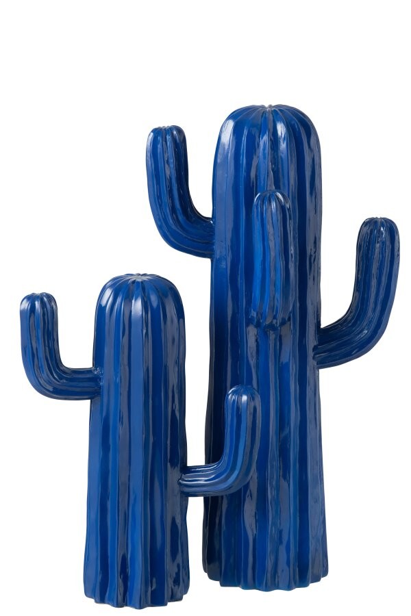 Sculpture Blue Cactus 42cm, Jolipa, visuel 2