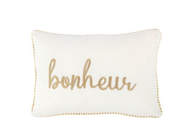 Coussin Bonheur 30x45cm, Jolipa