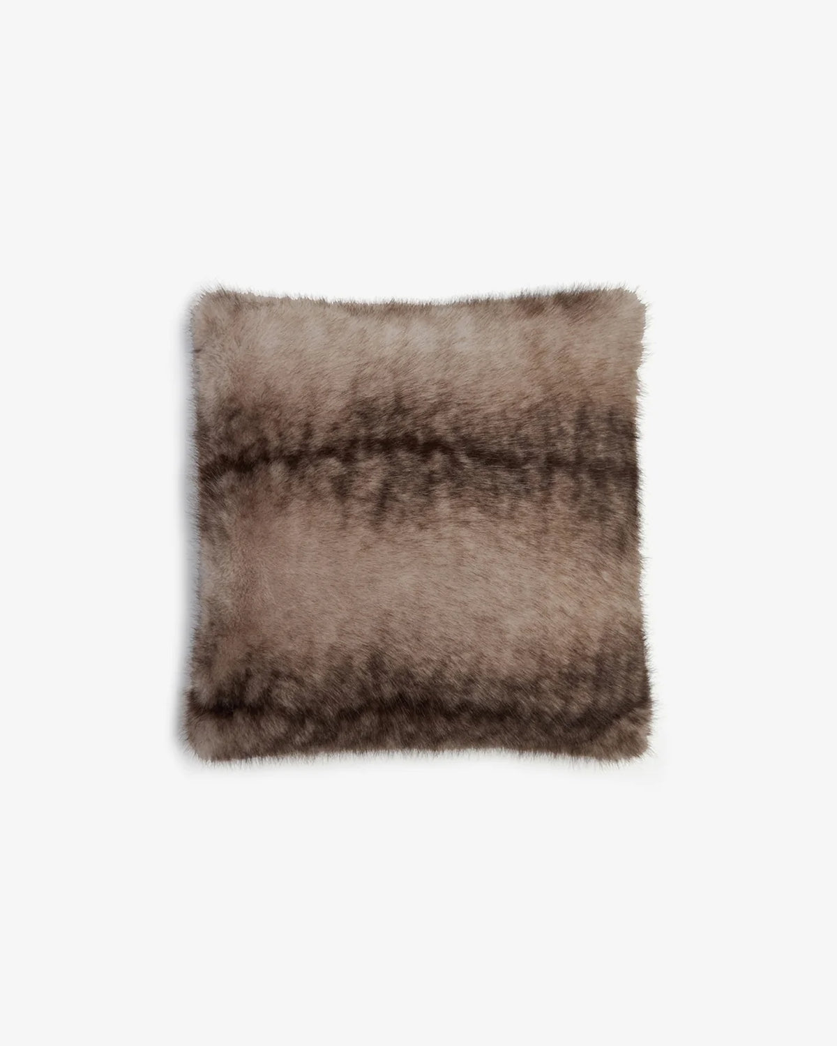 Coussin Apparis Brenn 45x45 cm, coloris Vison gris