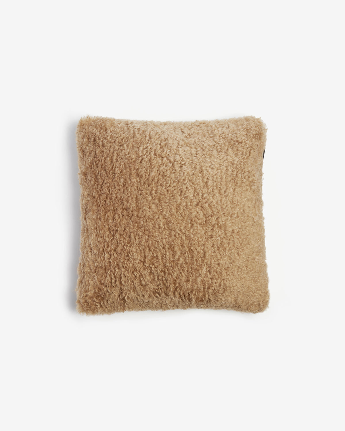 Coussin Apparis Brenn 45x45 cm, coloris Bouclette camel