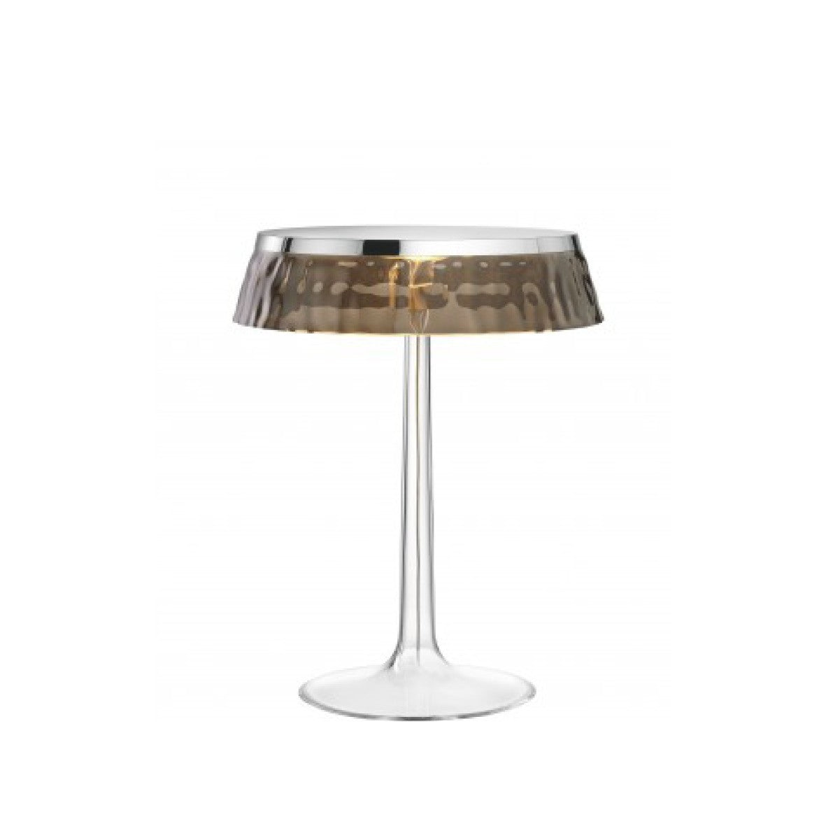 Lampe BonJour piètement chrome, Flos