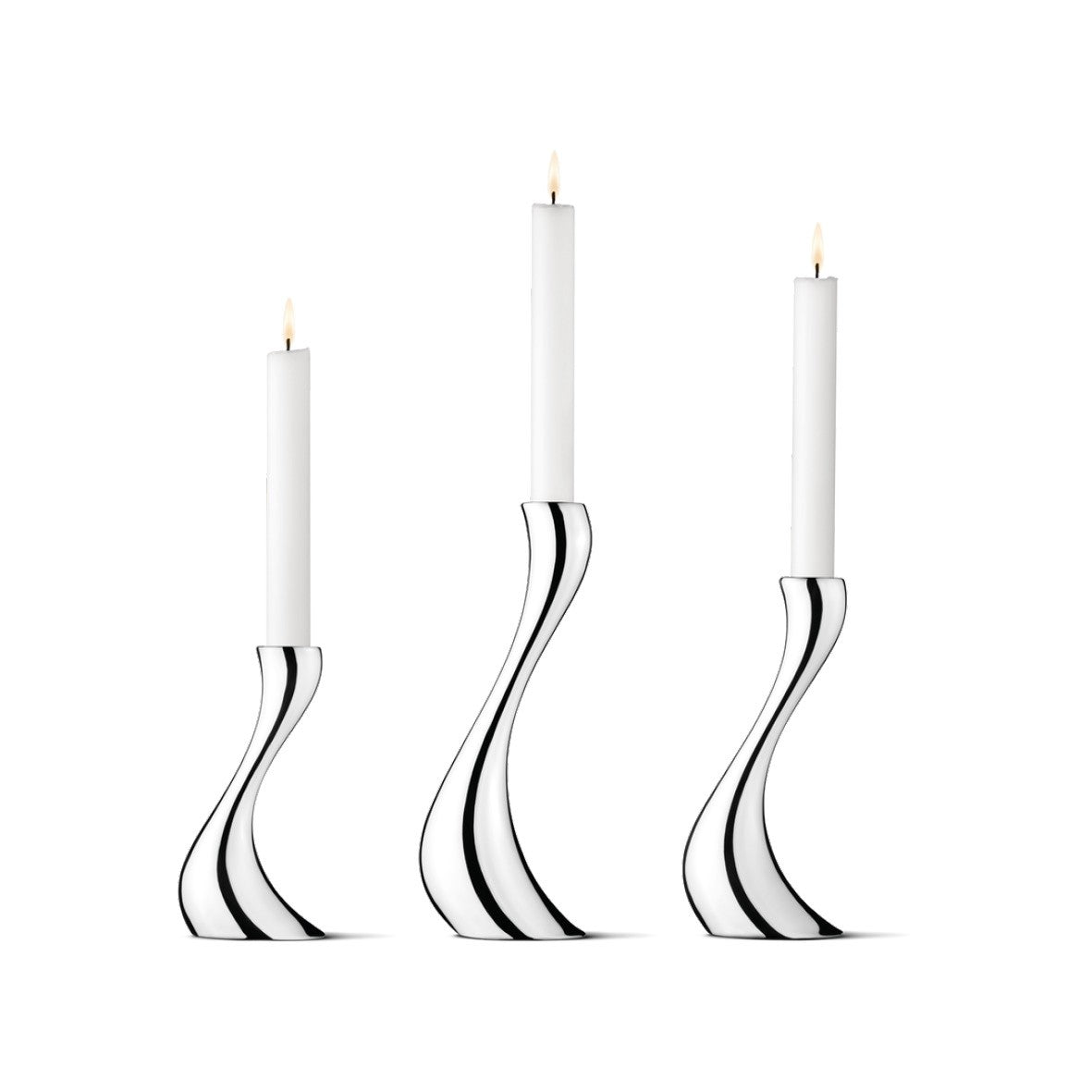 Set de 3 bougeoirs Cobra