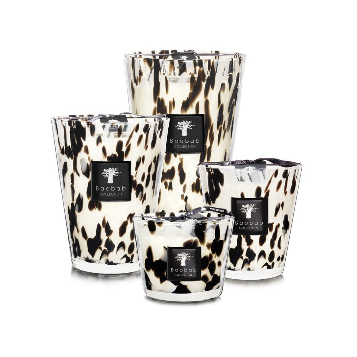 Bougie Black Pearls, Baobab Collection