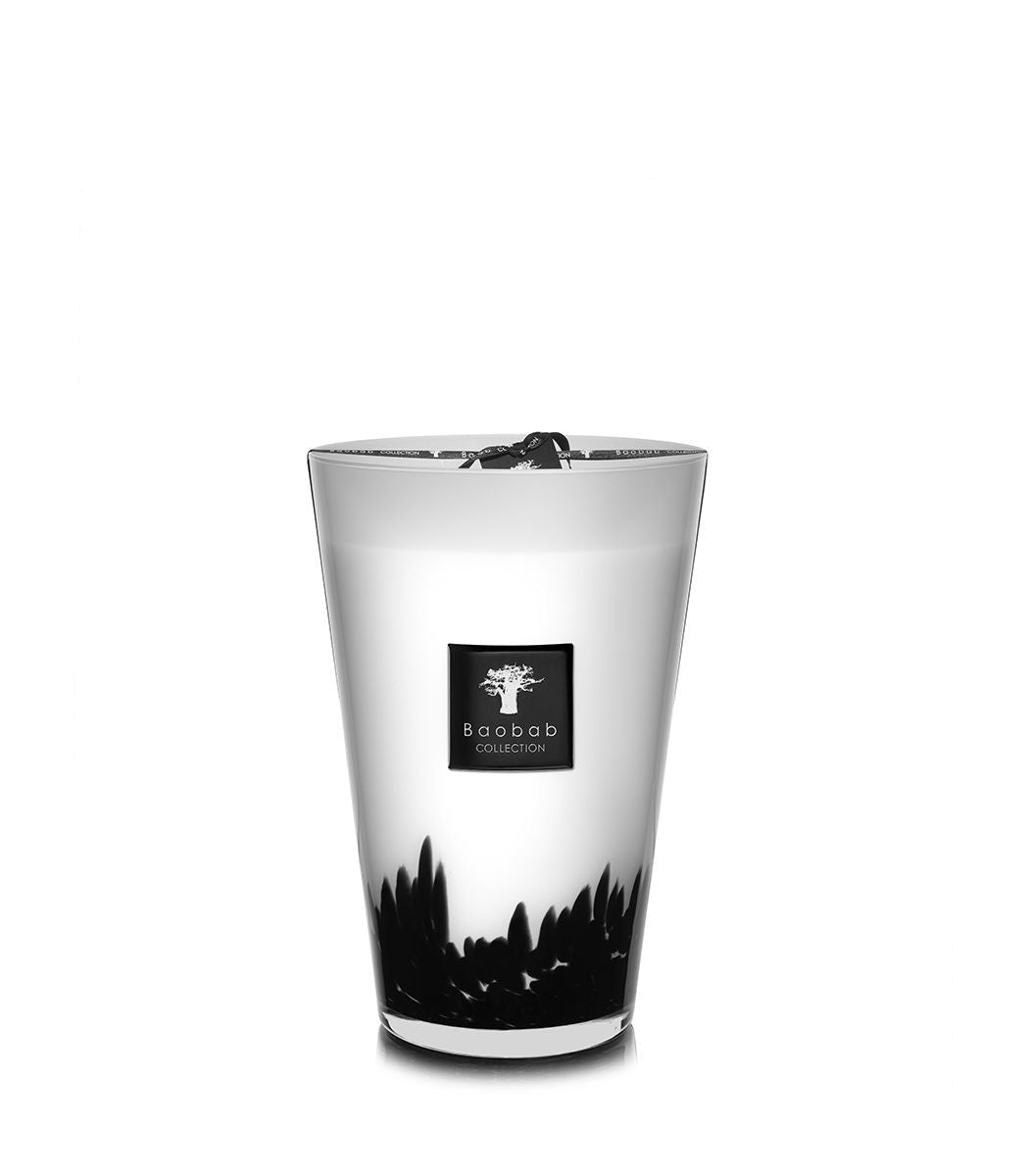 Bougie Feathers Black, Baobab Collection, visuel 5