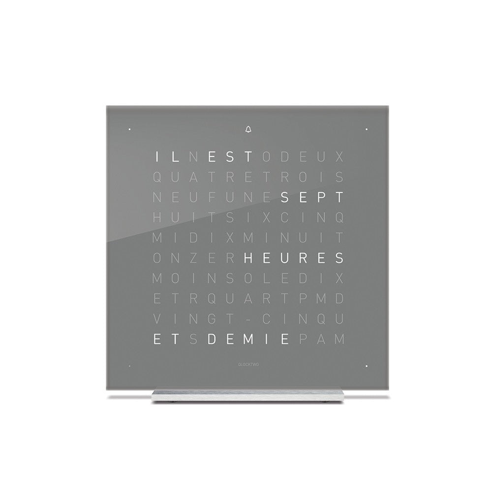 Façade acrylique Qolor pour horloge de table Earth 13,5, Qlocktwo, visuel 2