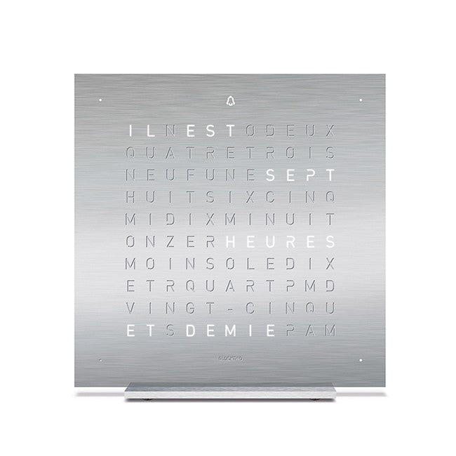 Façade Full metal pour horloge de table Earth 13,5, Qlocktwo, visuel 2