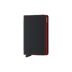Porte-cartes Slim (Matte Black&red), Secrid, visuel 2