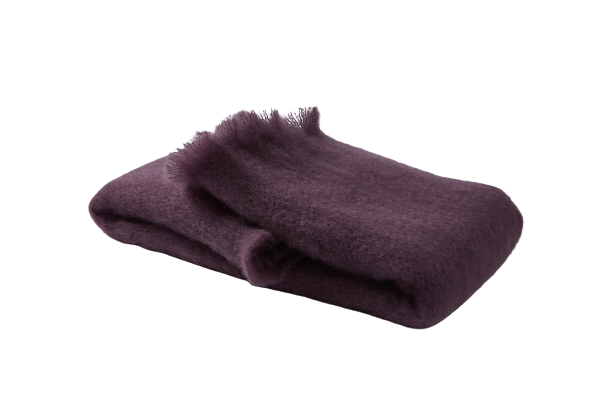 Plaid Mohair 130x200cm (73% mohair, 24% laine, 3% polyamide), Mantas Ezcaray